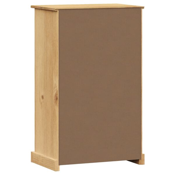 vidaXL Shoe Cabinet VIGO 60x35x96 cm Solid Wood Pine