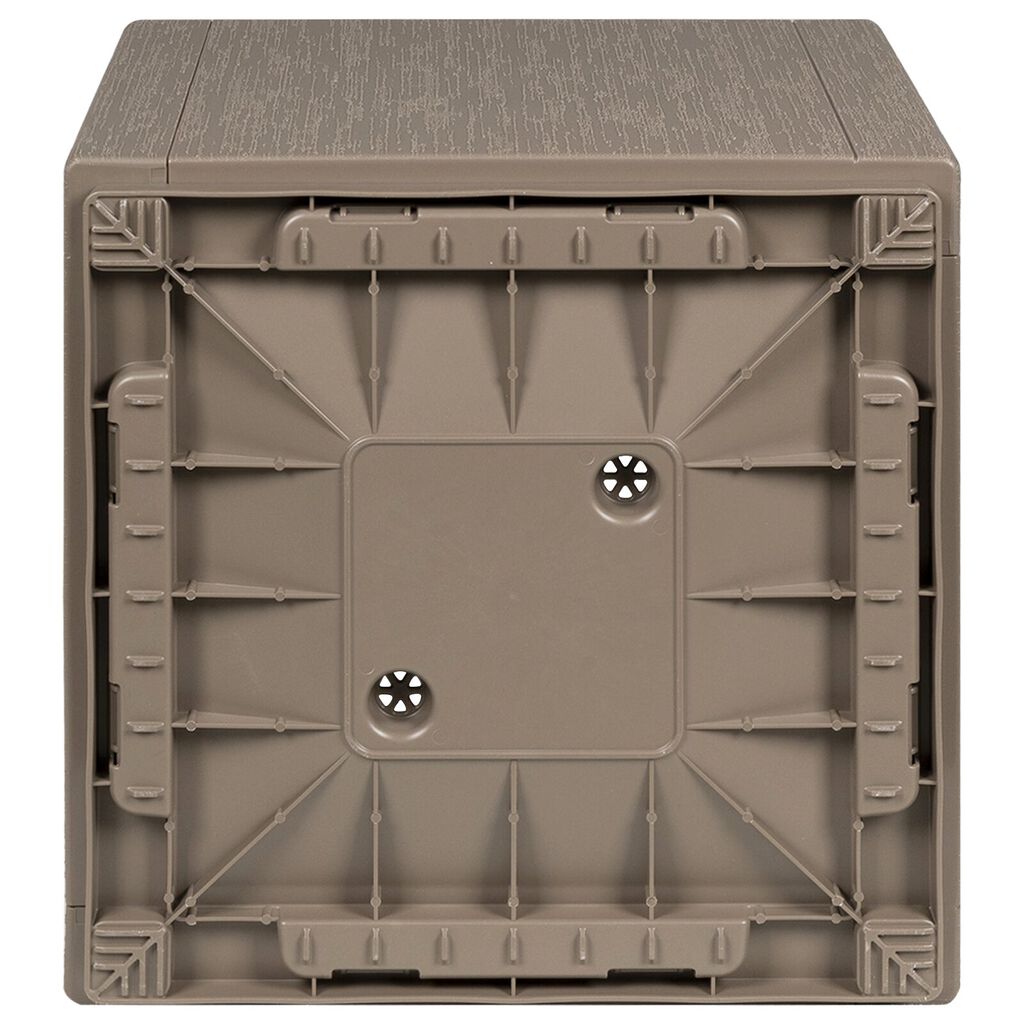 vidaXL Garden Planter Dove grey PP (polypropylene) 36 x 36 x 35 cm