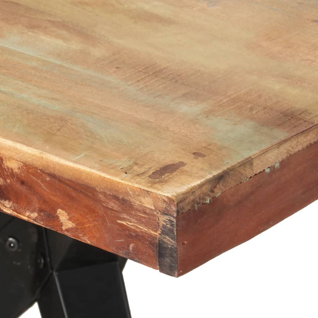 vidaXL Dining Table 180x90x76 cm Solid Reclaimed Wood
