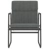vidaXL Lounge Chair Dark Grey 55x64x80 cm Fabric