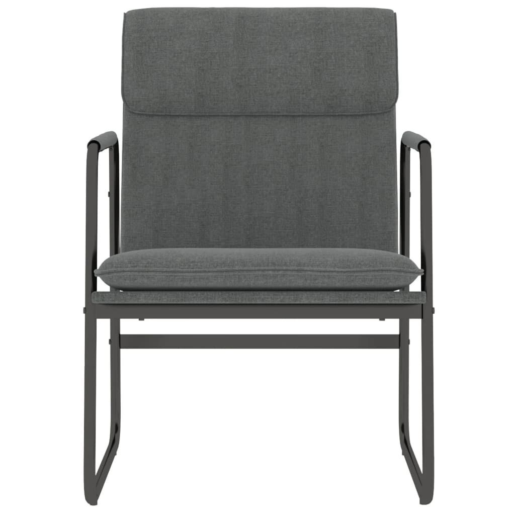 vidaXL Lounge Chair Dark Grey 55x64x80 cm Fabric