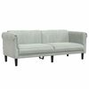 vidaXL 3 Piece Sofa Set Dark Green Velvet
