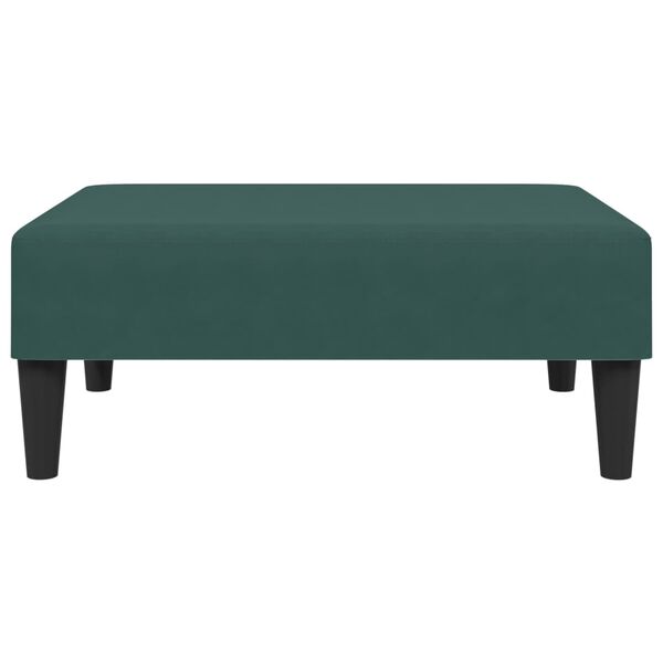 vidaXL 2 Piece Sofa Set Dark Green Velvet