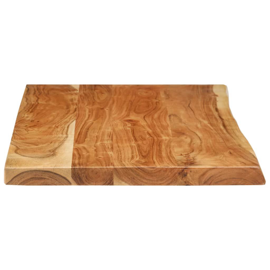 vidaXL Bathroom Vanity Top Solid Acacia Wood 114x52x3.8 cm
