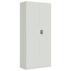vidaXL File Cabinet Light Grey 90x40x240 cm Steel