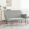 vidaXL Bench Light Grey 108x79x79 cm Velvet