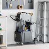 vidaXL Welding Trolley Black 90 x 46 x 96 cm Steel