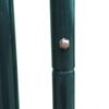 vidaXL Garden Fence Gate 100x100 cm Green