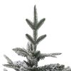 vidaXL Artificial Pre-lit Christmas Tree with Flocked Snow 180 cm PVC&PE