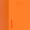 vidaXL Storage Cabinet Orange 42.5x35x101.5 cm Steel
