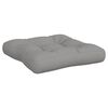 vidaXL Pallet Cushions 2 pcs Grey Fabric