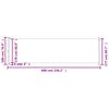 vidaXL Patio Retractable Side Awning 180x600 cm Cream
