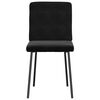vidaXL Dining Chairs 6 pcs Black Velvet