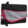 vidaXL Bike Trailer Black and Red 45 kg Iron