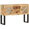 vidaXL Sideboard 110x30x74 cm Rough Mango Wood