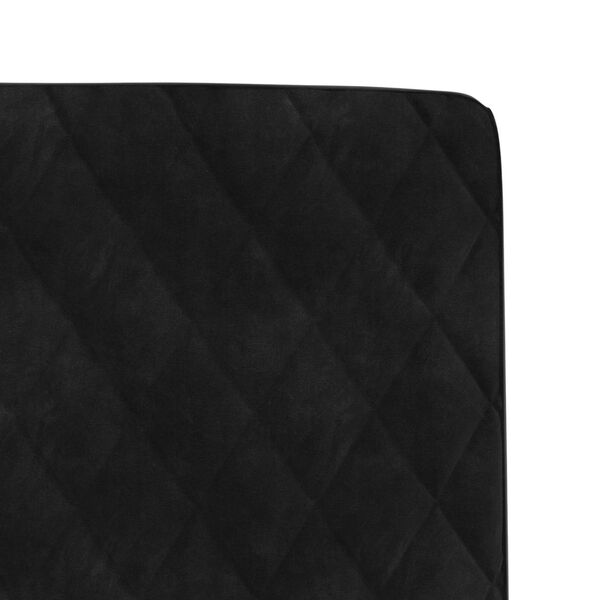 vidaXL Dining Chairs 2 pcs Black Velvet