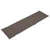 vidaXL Outdoor Deck Chair with Footrest and Cushion Solid Acacia Wood