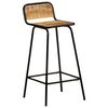 vidaXL Bar Chairs 4 pcs Solid Mango Wood