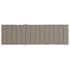 vidaXL Sun Lounger Cushion Taupe 200x60x3cm Oxford Fabric