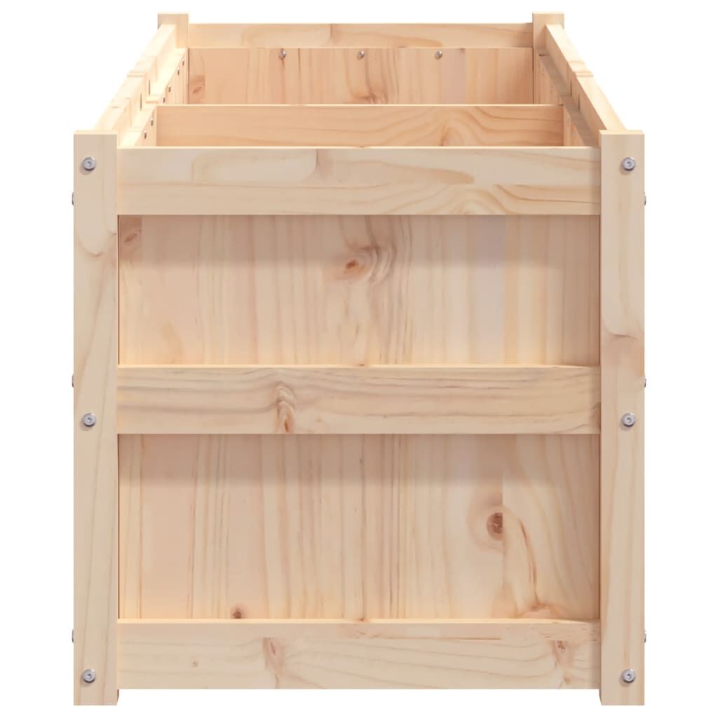 vidaXL Garden Planter 150x50x50 cm Solid Wood Pine