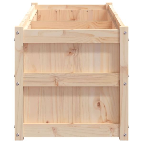 vidaXL Garden Planter 150x50x50 cm Solid Wood Pine