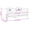 vidaXL 3 Piece Sofa Set with Pillows Brown Velvet