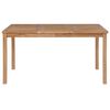 vidaXL 5 Piece Garden Dining Set 150x90 cm Solid Teak Wood
