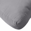 vidaXL Pallet Cushions 2 pcs Grey Fabric