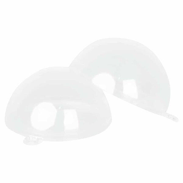 vidaXL Christmas Bauble Set 25 pcs Transparent &Oslash; 8 cm Plastic