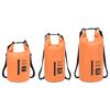 vidaXL Dry Bag with Zipper Orange 20 L PVC