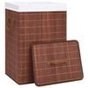vidaXL Bamboo Laundry Basket Brown 72 L