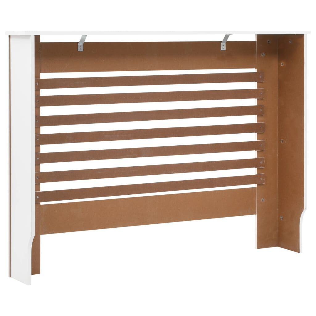 vidaXL Radiator Cover White 112x19x81.5 cm MDF