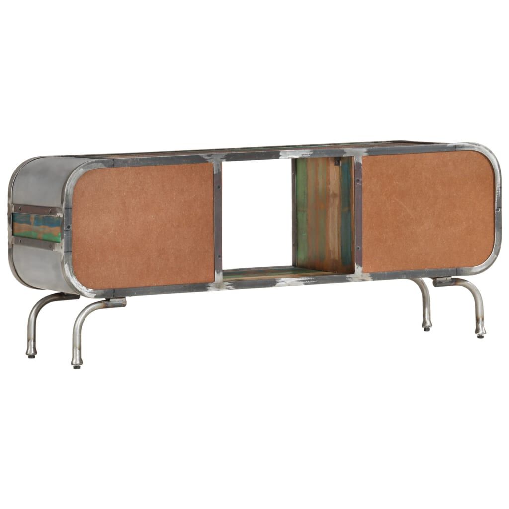 vidaXL TV Cabinet Multicolour 110x30x42 cm Solid Wood Reclaimed
