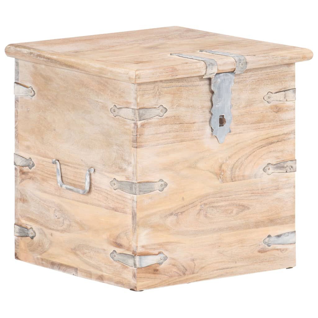 vidaXL Chest 40x40x40 cm Solid Acacia Wood