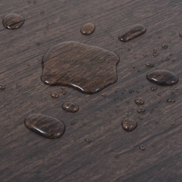 vidaXL Self-adhesive PVC Flooring Planks 5.02 m² 2 mm Dark Brown