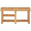 vidaXL Shoe Rack 90x32x46 cm Solid Acacia Wood