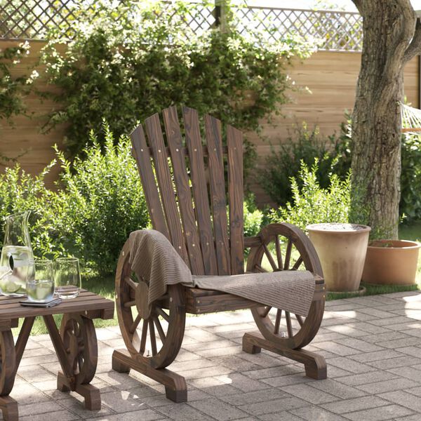 vidaXL Garden Adirondack Chair Solid Wood Fir