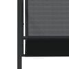 vidaXL 5 Piece Garden Dining Set Black Textilene