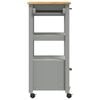 vidaXL Kitchen Trolley MONZA 48x40x90 cm Solid Wood Pine