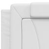 vidaXL Bed Frame "Viana" without Mattress White 193x203 cm Faux Leather