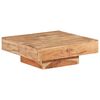 vidaXL Coffee Table 80x80x28 cm Solid Acacia Wood