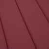 vidaXL Sun Lounger Cushion Wine Red 200x50x3cm Oxford Fabric