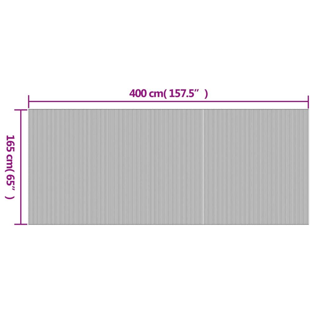 vidaXL Room Divider White 165x400 cm Bamboo