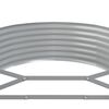 vidaXL Garden Raised Bed Galvanised Steel 507x100x36 cm Anthracite