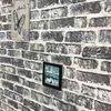 vidaXL 3D Wall Panels with Dark Grey Brick Design 10 pcs EPS