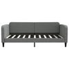 vidaXL Day Bed without Mattress Dark Grey 100x190 cm Fabric