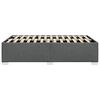 vidaXL Bed Frame without Mattress Dark Grey&nbsp;Queen Fabric
