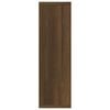 vidaXL Wall Shelf Brown Oak 85x16x52.5 cm Engineered Wood