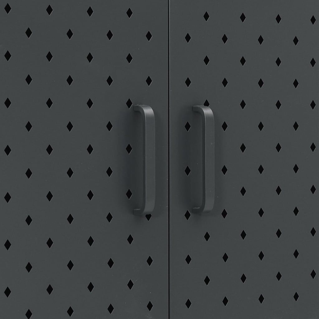vidaXL Highboard Anthracite 80x35x135 cm Steel