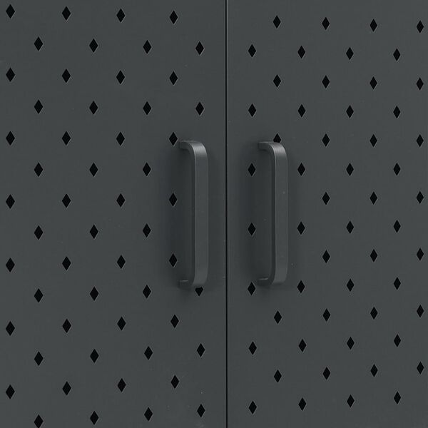 vidaXL Highboard Anthracite 80x35x135 cm Steel